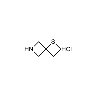 1-硫杂-6-氮杂螺[3.3]庚烷盐酸盐结构式
