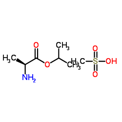 (S)-isopropyl 2-aminopropanoate methanesulfonic acid salt结构式