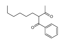 2-hexyl-1-phenylbutane-1,3-dione Structure