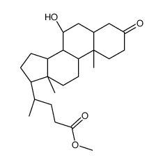 Methyl 7α-Hydroxy-3-ketocholanoate Structure