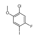 1-氯-5-氟-4-碘-2-甲氧基苯结构式
