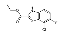 ethyl 4-chloro-5-fluoro-1H-indole-2-carboxylate Structure