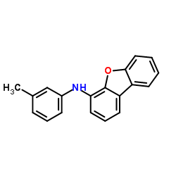 N-(m-tolyl)dibenzo[b,d]furan-4-amine结构式