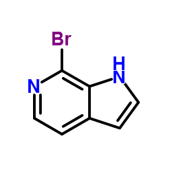 7-溴-1H-吡咯[2,3-C]吡啶结构式