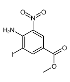 methyl 4-amino-3-iodo-5-nitrobenzoate结构式