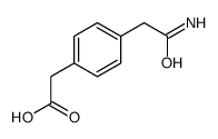 2-[4-(2-amino-2-oxoethyl)phenyl]acetic acid Structure