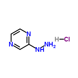 2-Hydrazinopyrazine hydrochloride (1:1) Structure