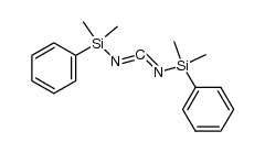 Bis-(dimethyl-phenyl-silyl)-carbodiimid Structure