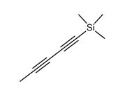 1-trimethylsilyl-1,3-pentadiyne结构式