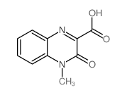 4-甲基-3-氧代-3,4-二氢喹喔啉-2-羧酸结构式
