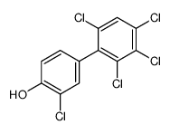 2-chloro-4-(2,3,4,6-tetrachlorophenyl)phenol结构式