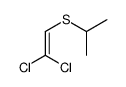 Propane, 2-(2,2-dichloroethenyl)thio)- Structure