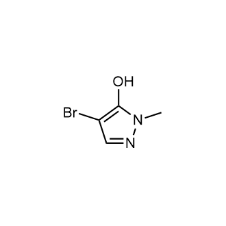 4-溴-1-甲基-1H-吡唑-5-醇结构式