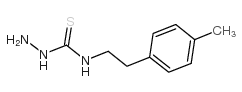 4-(4-甲基苯乙基)-3-氨基硫脲结构式