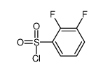 2,3-二氟苯基磺酰氯结构式