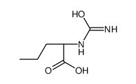 L-Norvaline, N-(aminocarbonyl)- (9CI) Structure
