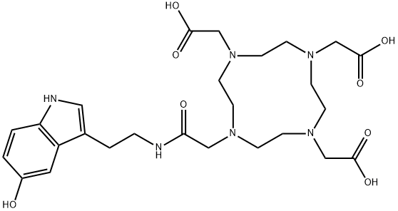 DO3A-Serotonin Structure