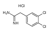 2-(3,4-dichlorophenyl)acetamidine hydrochloride Structure
