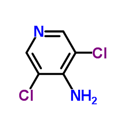 3,5-二氯-4-氨基吡啶结构式