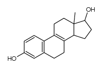 dl-δ8,9-脱氢雌二醇结构式