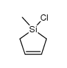 1-chloro-1-methyl-silacyclopent-3-ene结构式