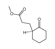 (-)-(1'S)-3-(2-Oxocyclohexyl)propansaeure-methylester Structure