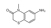 6-amino-4-methyl-1,4-benzothiazin-3-one Structure