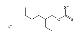 potassium O-(2-ethylhexyl) dithiocarbonate Structure
