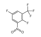 2,5-difluoro-1-nitro-3-(trifluoromethyl)benzene结构式