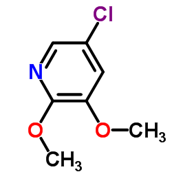 5-氯-2,3-二甲氧基吡啶结构式