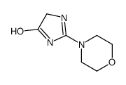 4H-Imidazol-4-one,1,5-dihydro-2-(4-morpholinyl)- (9CI)结构式