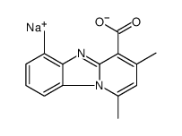 sodium,1,3,6-trimethylpyrido[1,2-a]benzimidazole-4-carboxylate结构式