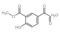 3-甲酰甲氧基4-羟基苯基乙二醛结构式