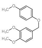 Benzene,1,2-dimethoxy-4-[(4-methoxyphenoxy)methyl]-结构式