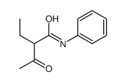 2-ethyl-3-oxo-N-phenylbutanamide结构式