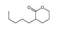 tetrahydro-3-pentyl-2H-pyran-2-one结构式