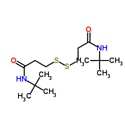 Bis-(N-Tert-Butyl-3-Propanamide) Disulfane Structure