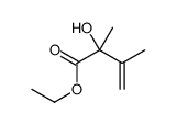 ethyl 2-hydroxy-2,3-dimethylbut-3-enoate结构式
