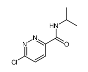 6-氯-N-异丙基吡嗪-3-羧酰胺结构式
