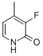 3-氟-4-甲基-2(1H)-吡啶酮结构式