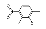 2-chloro-1,3-dimethyl-4-nitro-benzene结构式