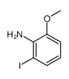 BENZENAMINE, 2-IODO-6-METHOXY- Structure