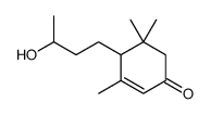 4-(3-hydroxybutyl)-3,5,5-trimethylcyclohex-2-en-1-one Structure