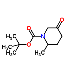 1-Boc-2-甲基-哌啶-5-酮结构式