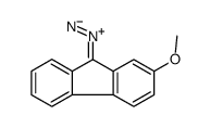 9-diazo-2-methoxyfluorene Structure