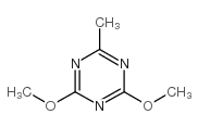 2,4-Dimethoxy-6-methyl-1,3,5-triazine Structure