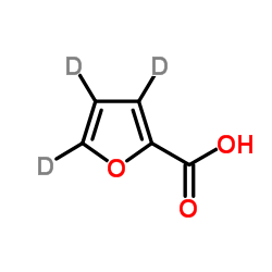 呋喃甲酸-D3结构式