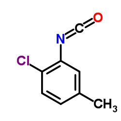 2-氯-5-甲基苯基异氰酸酯结构式