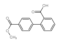 2-(4-methoxycarbonylphenyl)benzoic acid Structure