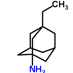 1-氨基-3-乙基金刚烷盐酸盐结构式